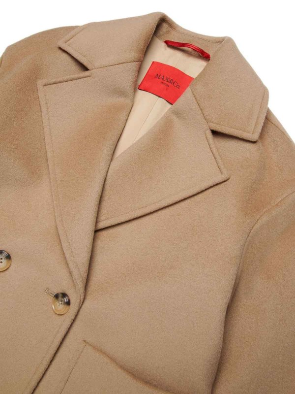 ショートコート - ベージュ shop online: MAX&CO.