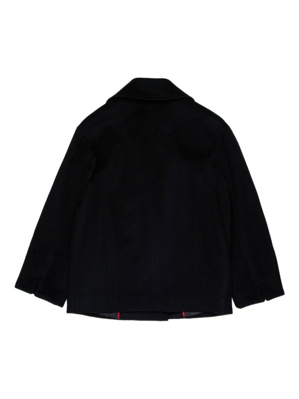 Short Black Wool Coat shop online: MAX&CO.