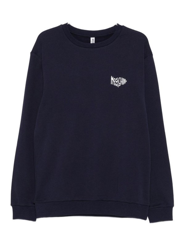 MOSCHINO: スウェット＆セーター - スウェットシャツ/セーター - ブルー
