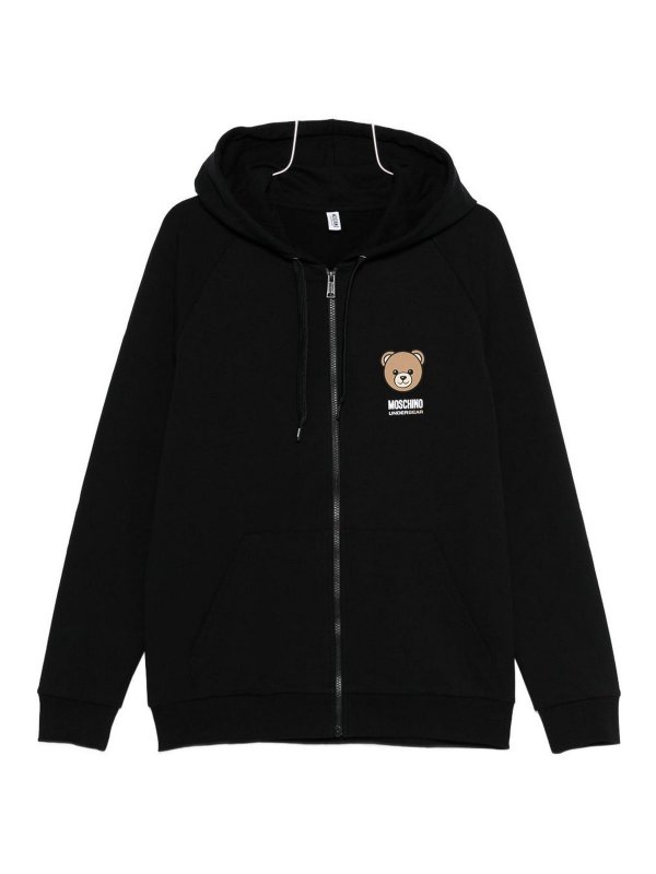 MOSCHINO: スウェット＆セーター - スウェットシャツ/セーター - 黒