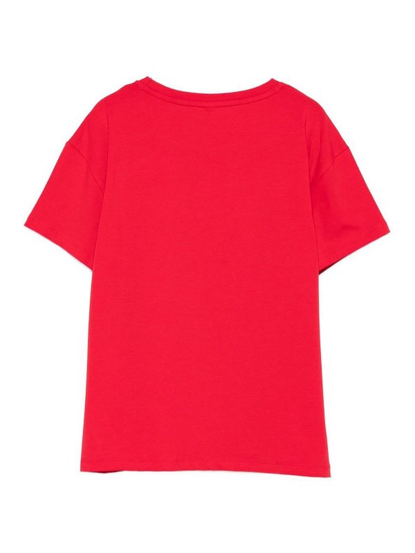MOSCHINO: T-shirts online - T-Shirt - Rouge