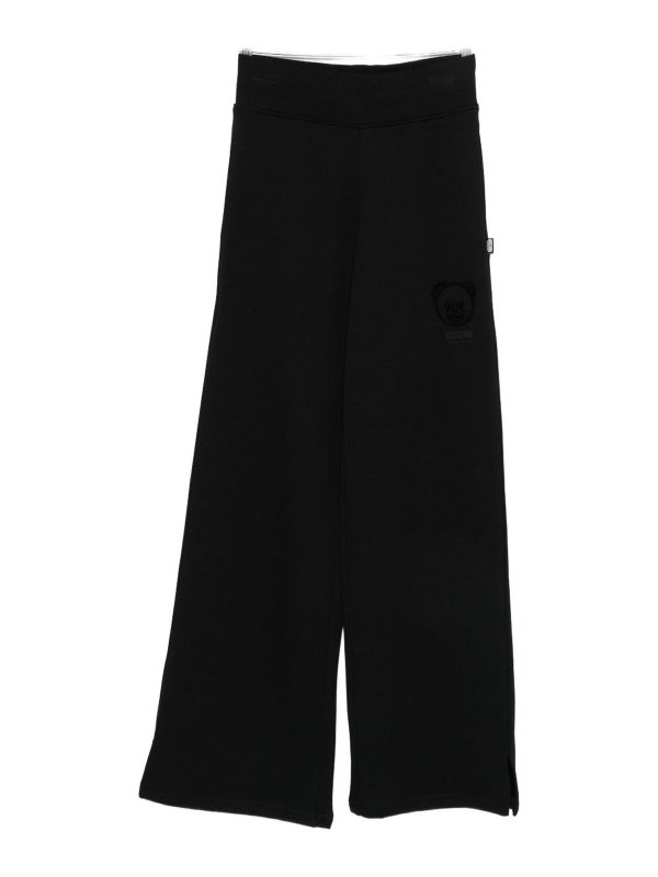 MOSCHINO: Pantalones casual - Pantalón Casual - Negro