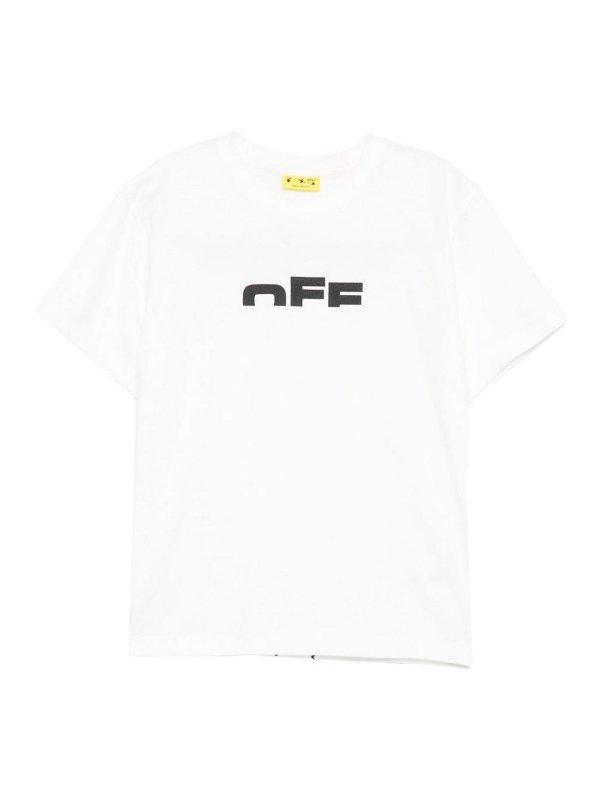 OFF-WHITE: T-shirts - T-Shirt - Schwarz