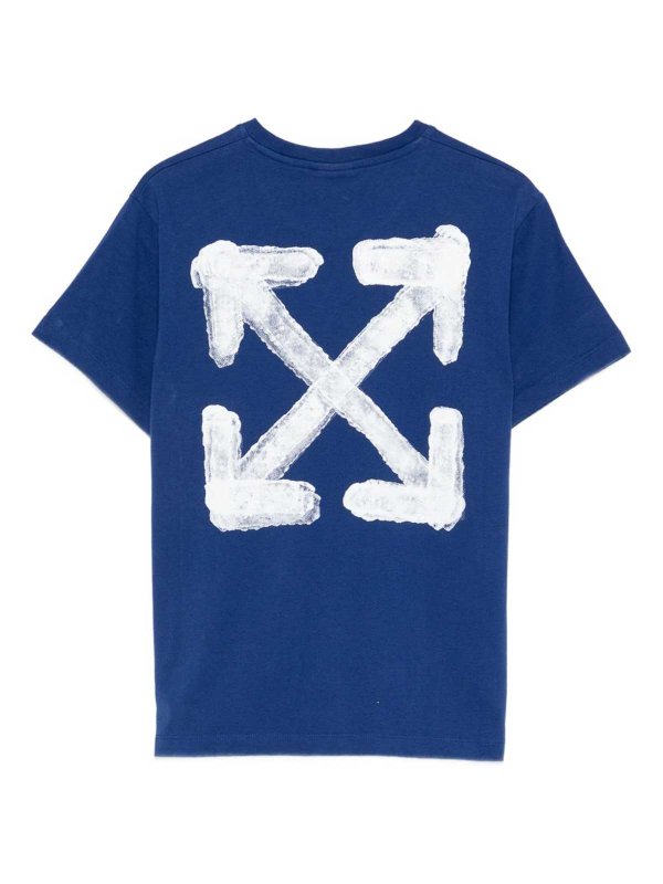 The Best Shops OFF-WHITE: t-shirt - T-shirt di cotone a maniche corte
