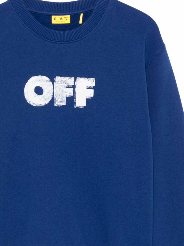 The Best Shops OFF-WHITE: Sweatshirts und Pullover - Sweatshirt - Weiß