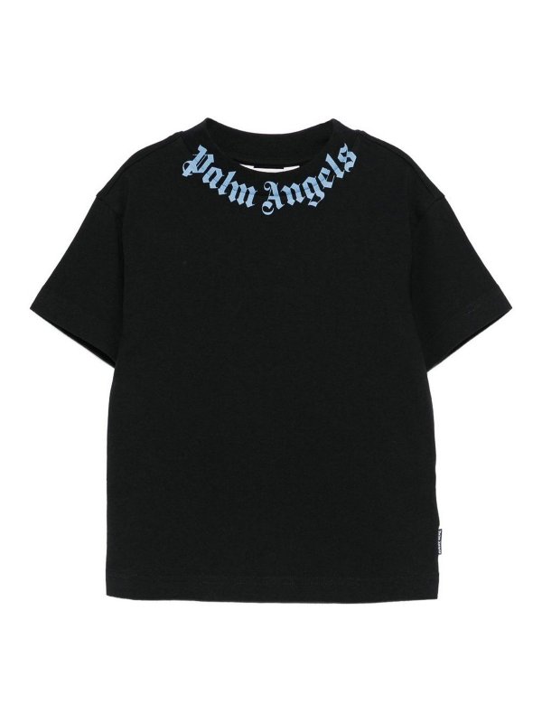 Palm Angels: T-shirts - T-Shirt - Schwarz