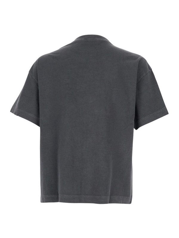 Palm Angels: crew necks online - Grey T-Shirt