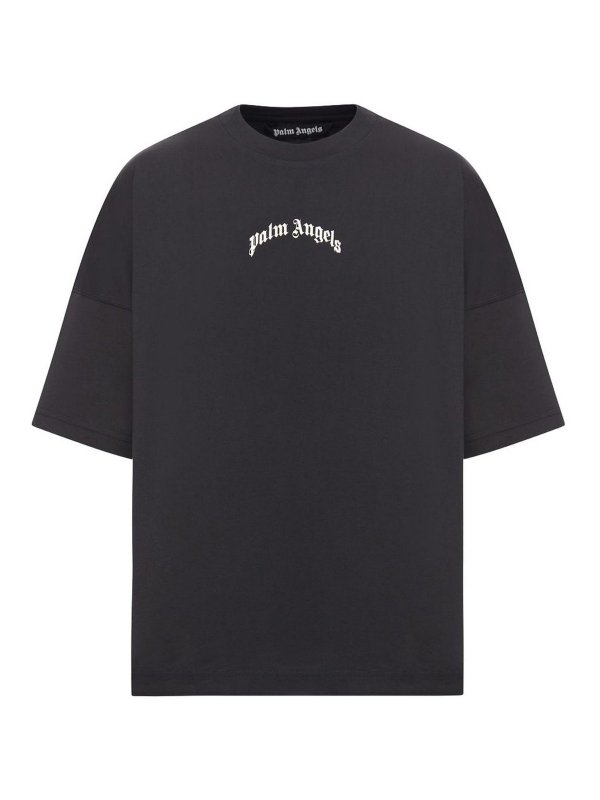 Palm Angels: Camisetas - Suéter Cuello Redondo - Blanco