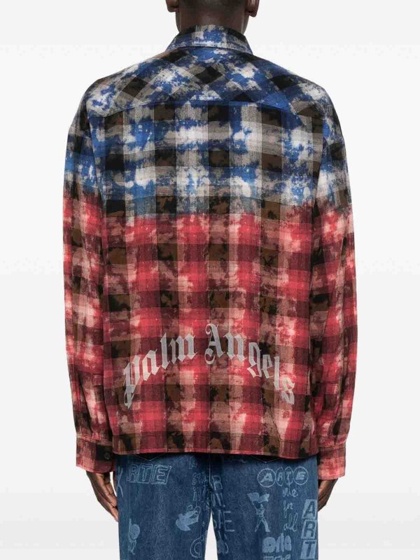 シャツ - 赤 shop online: Palm Angels