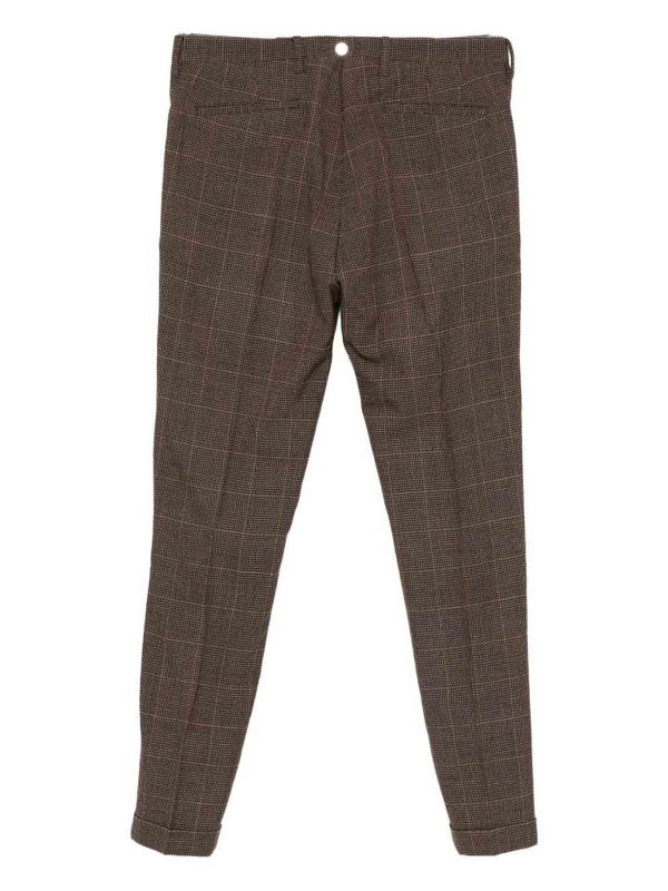 PAUL SMITH: casual trousers online - Brown Trousers
