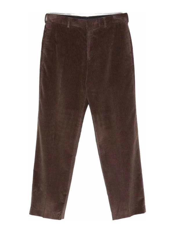 PAUL SMITH: casual trousers - Velvet Casual Trousers