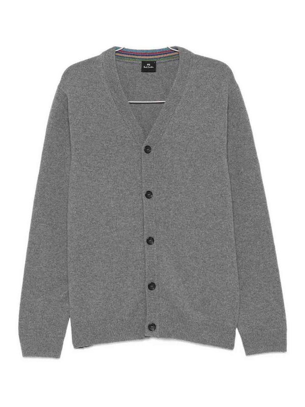 PAUL SMITH: Suéteres con cuello pico - Suéter Cuello Redondo - Gris