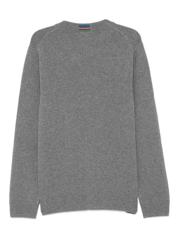 PAUL SMITH: Suéteres con cuello pico online - Suéter Cuello Redondo - Gris