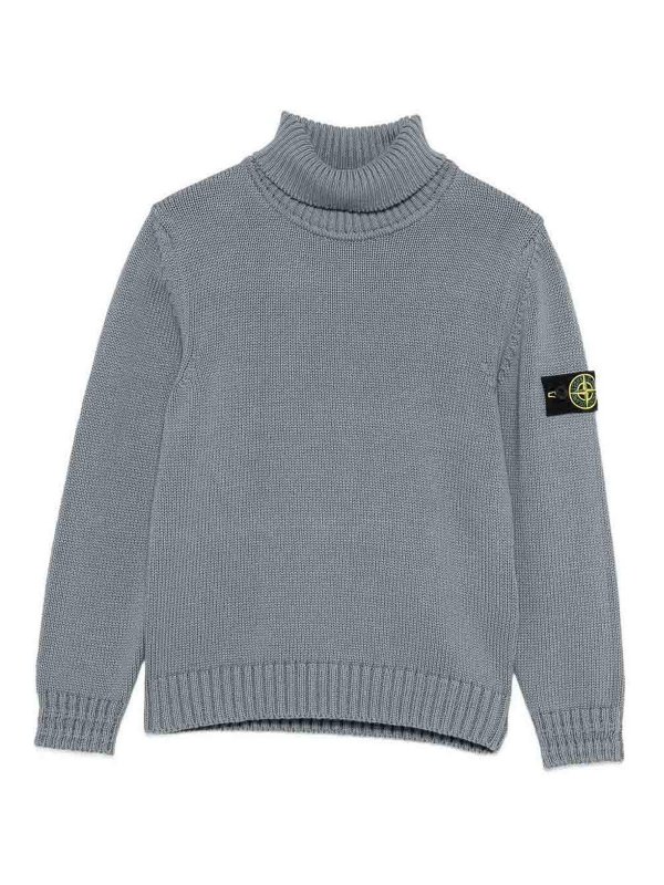 STONE ISLAND: Rollkragenpullover  und Polo-Ausschnitt - Rollkragenpullover - Grau