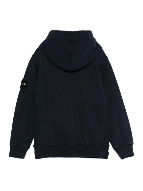 STONE ISLAND: Sweatshirts & Sweaters online - Cotton Hoodie With Logo