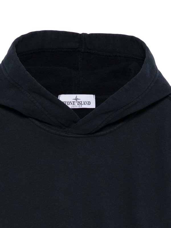 The Best Shops STONE ISLAND: Sweatshirts & Sweaters - Cotton Hoodie With Logo