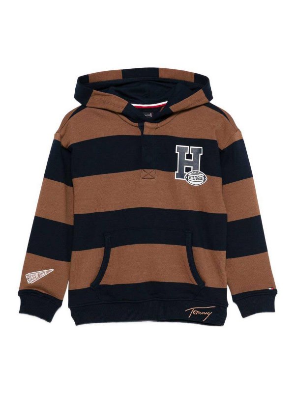 TOMMY HILFIGER: Sweatshirts und Pullover - Sweatshirt - Beige