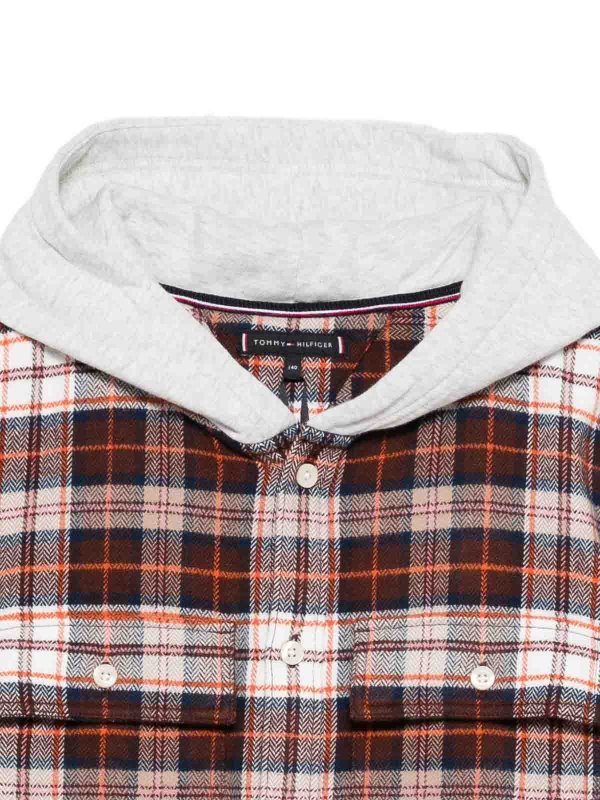 The Best Shops TOMMY HILFIGER: Sweatshirts & Sweaters - Checked Hoodie For Boys