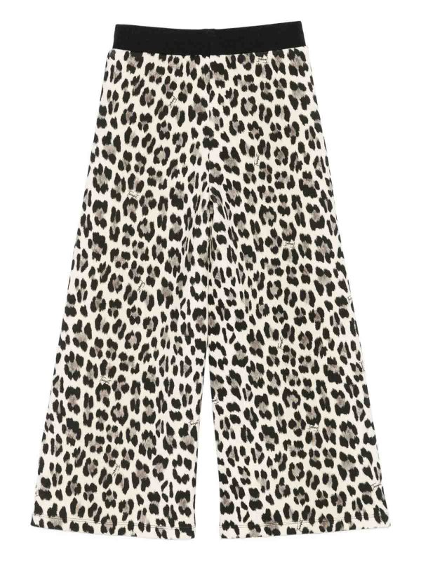 TWINSET: casual trousers online - Leopard Trousers