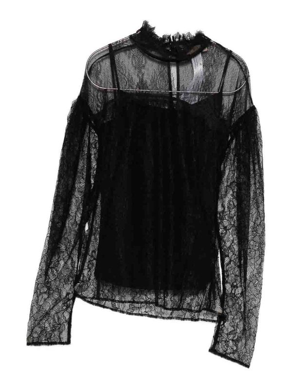 TWINSET: Blouses - Blouse - Noir