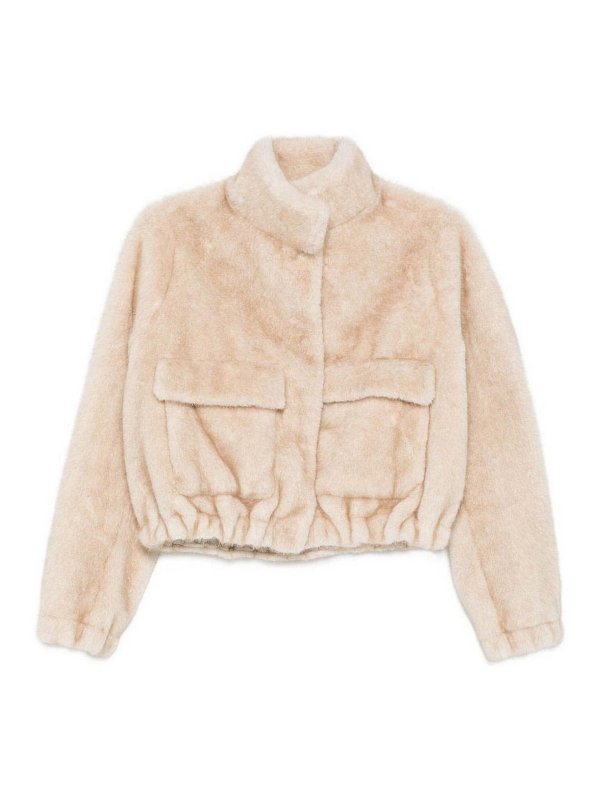 VALENTINI 1972: Fourrure - Manteau En Fourrure - Beige