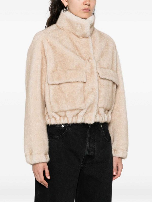 Manteau En Fourrure - Beige shop online: VALENTINI 1972