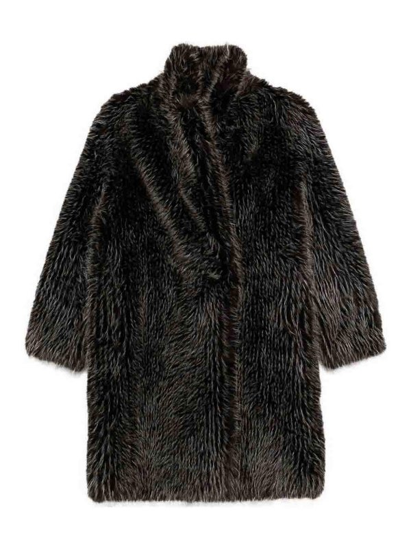 VALENTINI 1972: Fourrure - Manteau En Fourrure - Marron