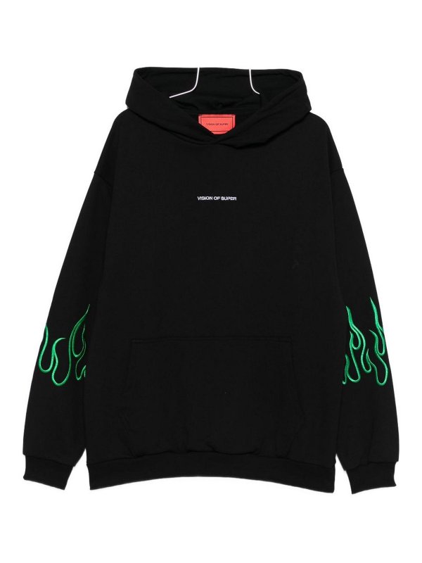 VISION OF SUPER: Sweatshirts und Pullover - Sweatshirt - Schwarz