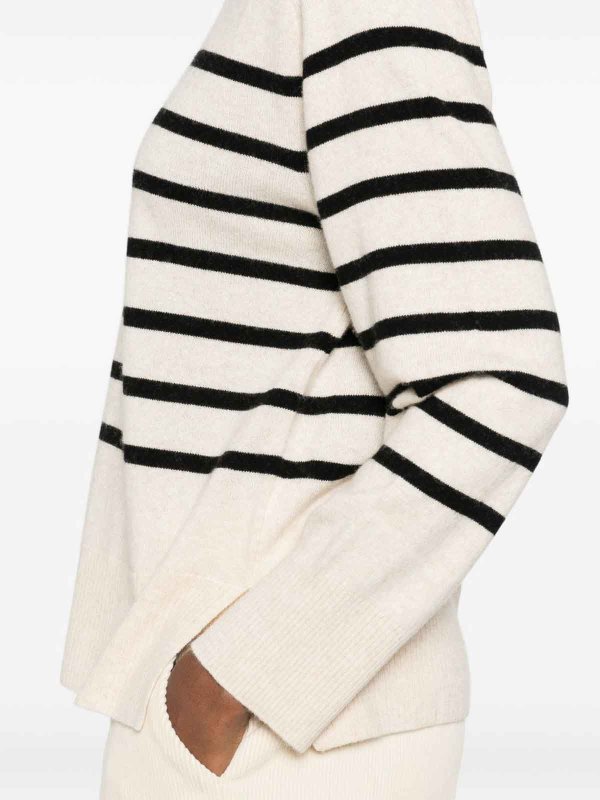 Striped Crew Neck Sweater shop online: YERSE