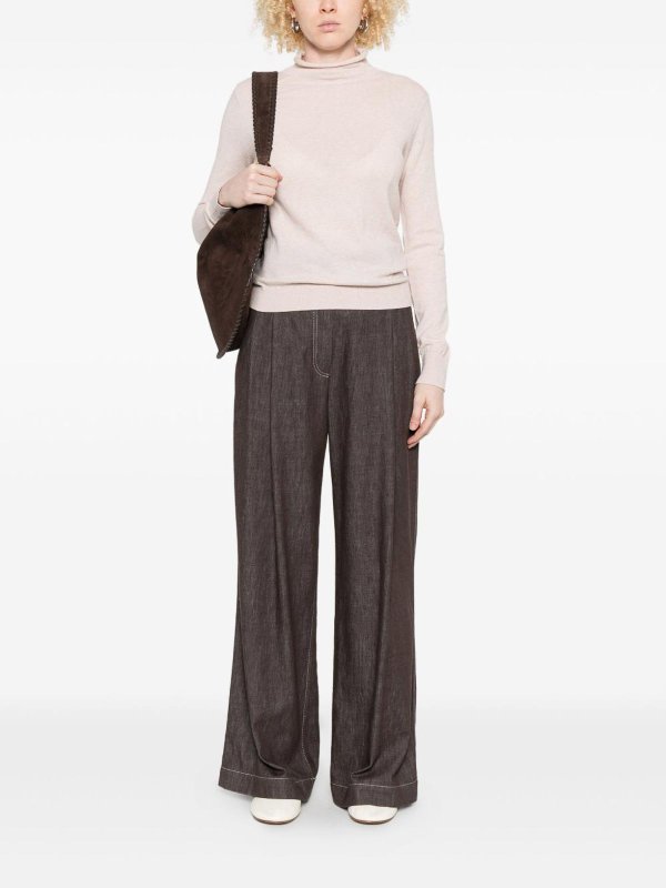 YERSE: Pull col rond online - Pull Col Rond - Beige