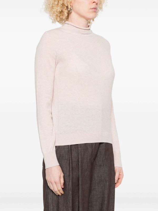 Pull Col Rond - Beige shop online: YERSE