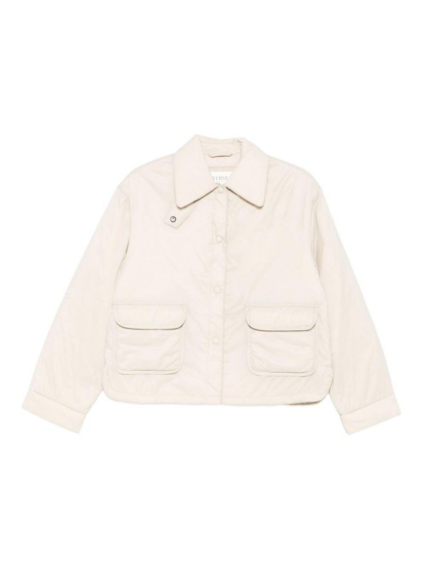 YERSE: Kurze Daunenjacken - Daunenjacke - Beige