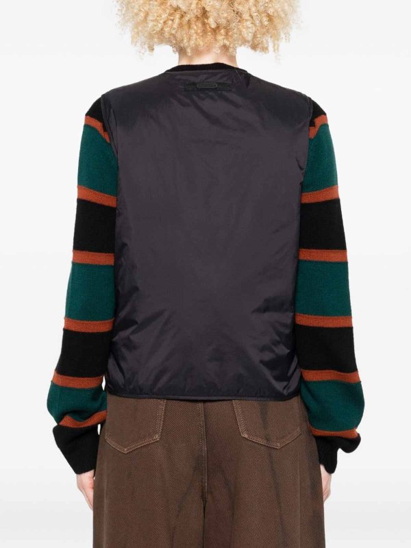 The Best Shops YERSE: padded jackets - Buttoned Padded Vest