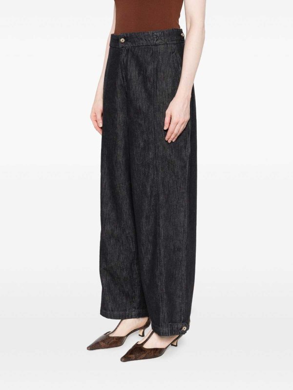 The Best Shops YERSE: straight leg jeans - Texas Jeans In Charcoal Grey Organic Cotton