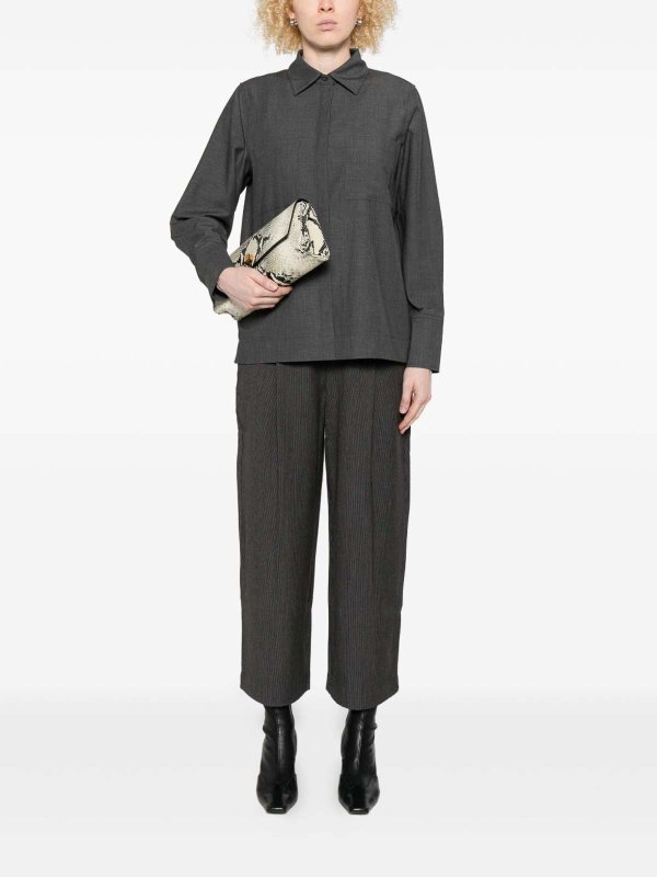 カジュアルパンツ - グレー shop online: YERSE