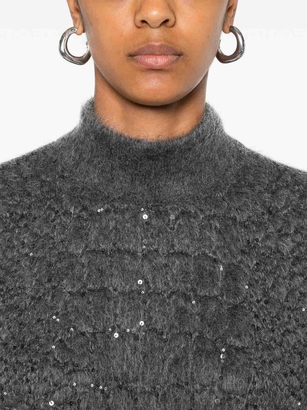 Vestido Corto - Gris shop online: BRUNELLO CUCINELLI