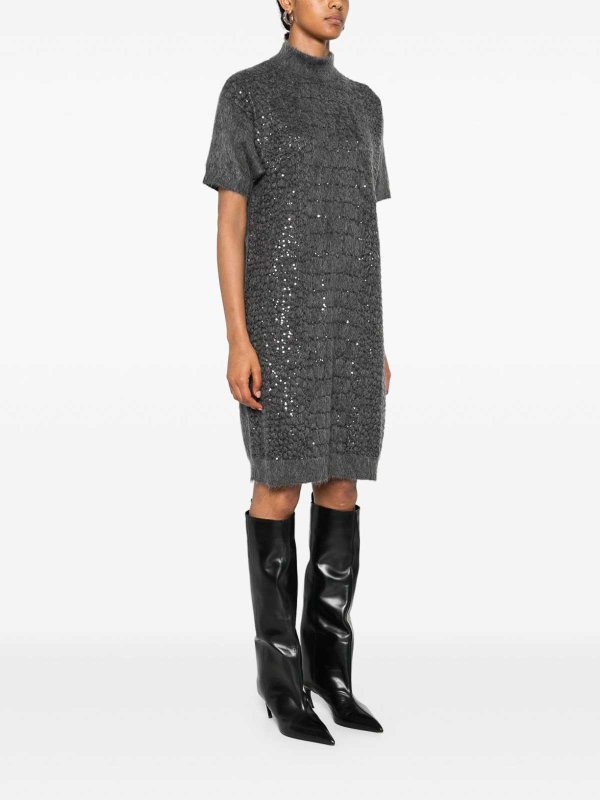 BRUNELLO CUCINELLI buy online Vestido Corto - Gris