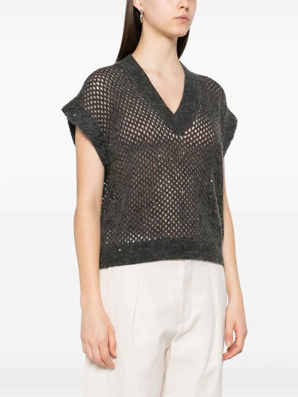 The Best Shops BRUNELLO CUCINELLI: Sweatshirts & Pulls - Sweat-Shirts - Gris