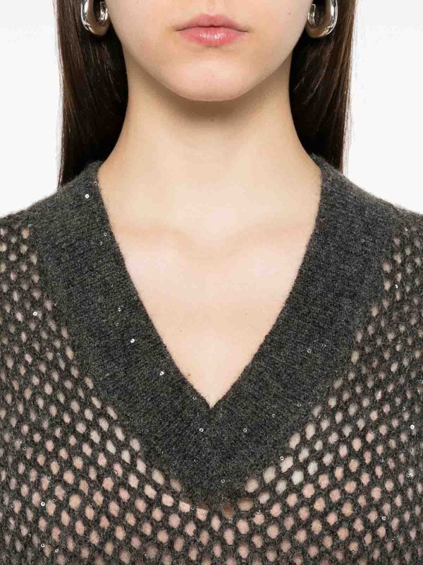 Sweat-Shirts - Gris shop online: BRUNELLO CUCINELLI