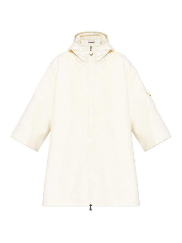 MONCLER: Kurze Mäntel - Kurzer Mantel - Beige