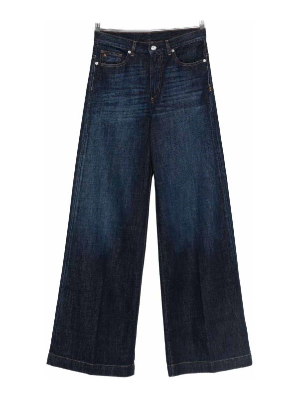 NINE IN THE MORNING: ベルボトムジーンズ - カジュアルジャケット - ブルー