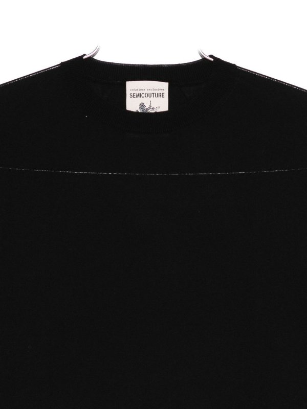 Semicouture: maglia collo rotondo online - Maglione