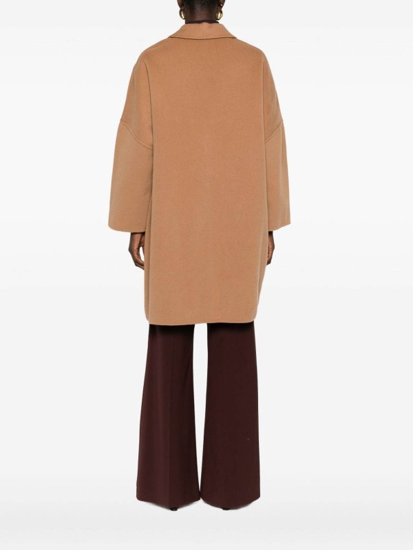 Semicouture buy online Camel Wool Coat