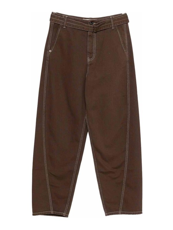 Semicouture: Jeans à jambe droite - Jean Droit - Maria Rosa