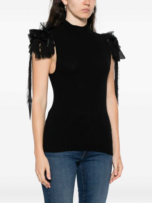 ALBERTA FERRETTI: Tops y camisetas sin mangas online - Top - Negro