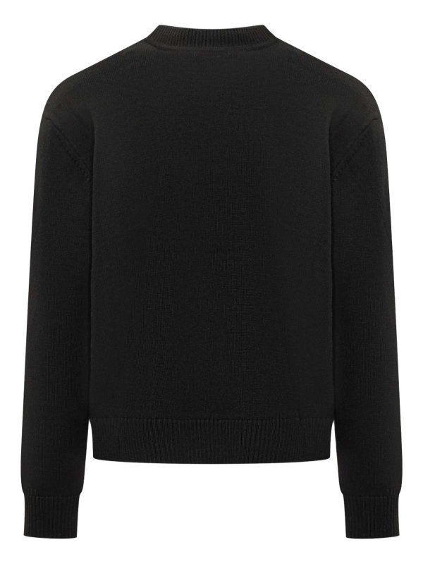 CASABLANCA: クルーネック online - クルーネック - 黒