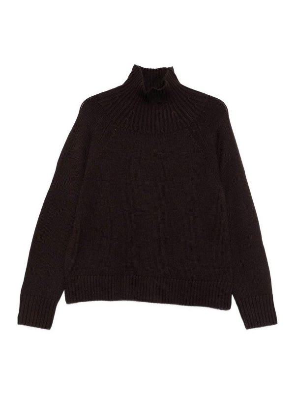 MICHAEL KORS: Pull col rond - Pull Col Rond - Marron