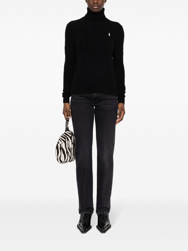 POLO RALPH LAUREN: crew necks online - Embroidered Logo Turtleneck Sweater