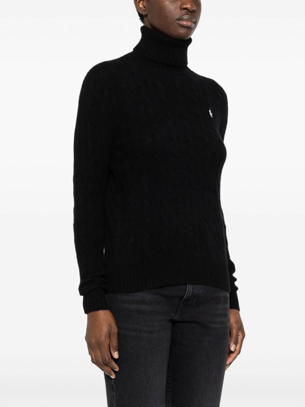 POLO RALPH LAUREN buy online Embroidered Logo Turtleneck Sweater