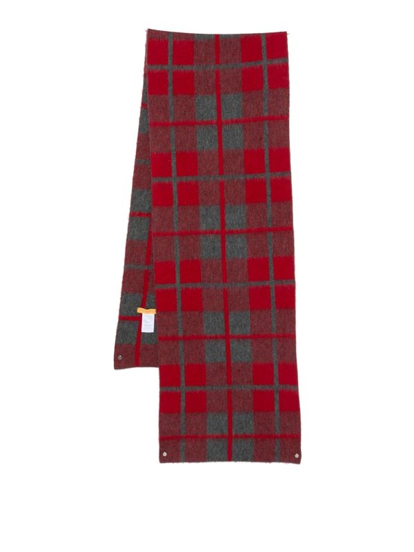 GUEST IN RESIDENCE: scarves - Checked Wool And Cashmere Blend Scarf